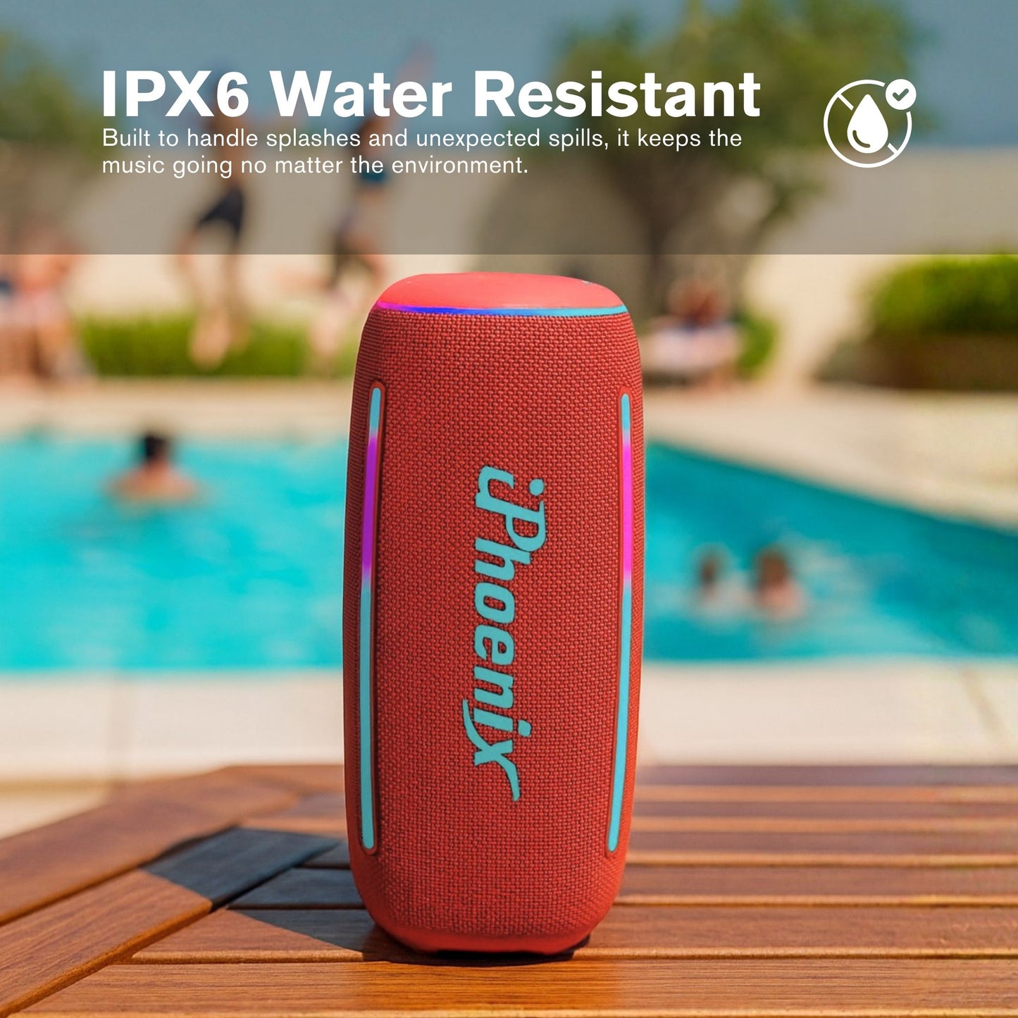 POWERFUL PORTABLE SPEAKER IP-860 TWS COMPATIBLE
