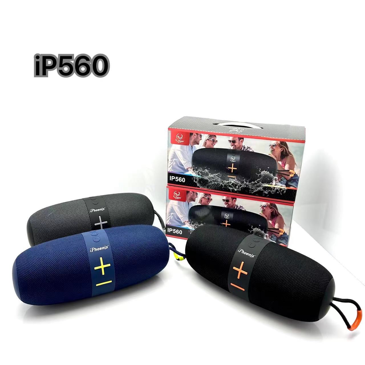 IP 560 Bluetooth Speaker with Radio Heavy Bass and IPX6 WaterProof