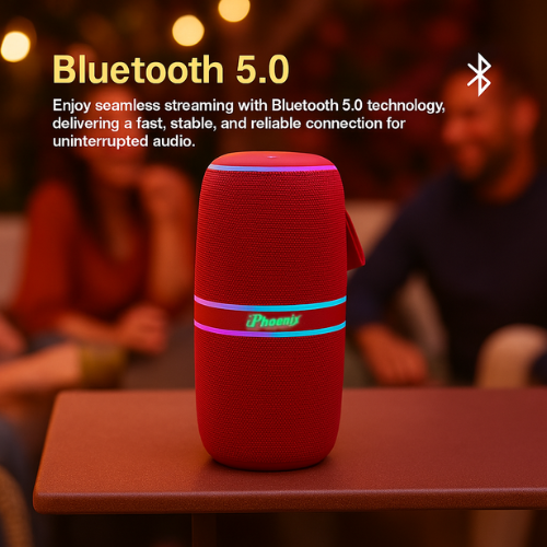 LED PORTABLE SPEAKER WITH LONG LASTING BATTERY IP 760