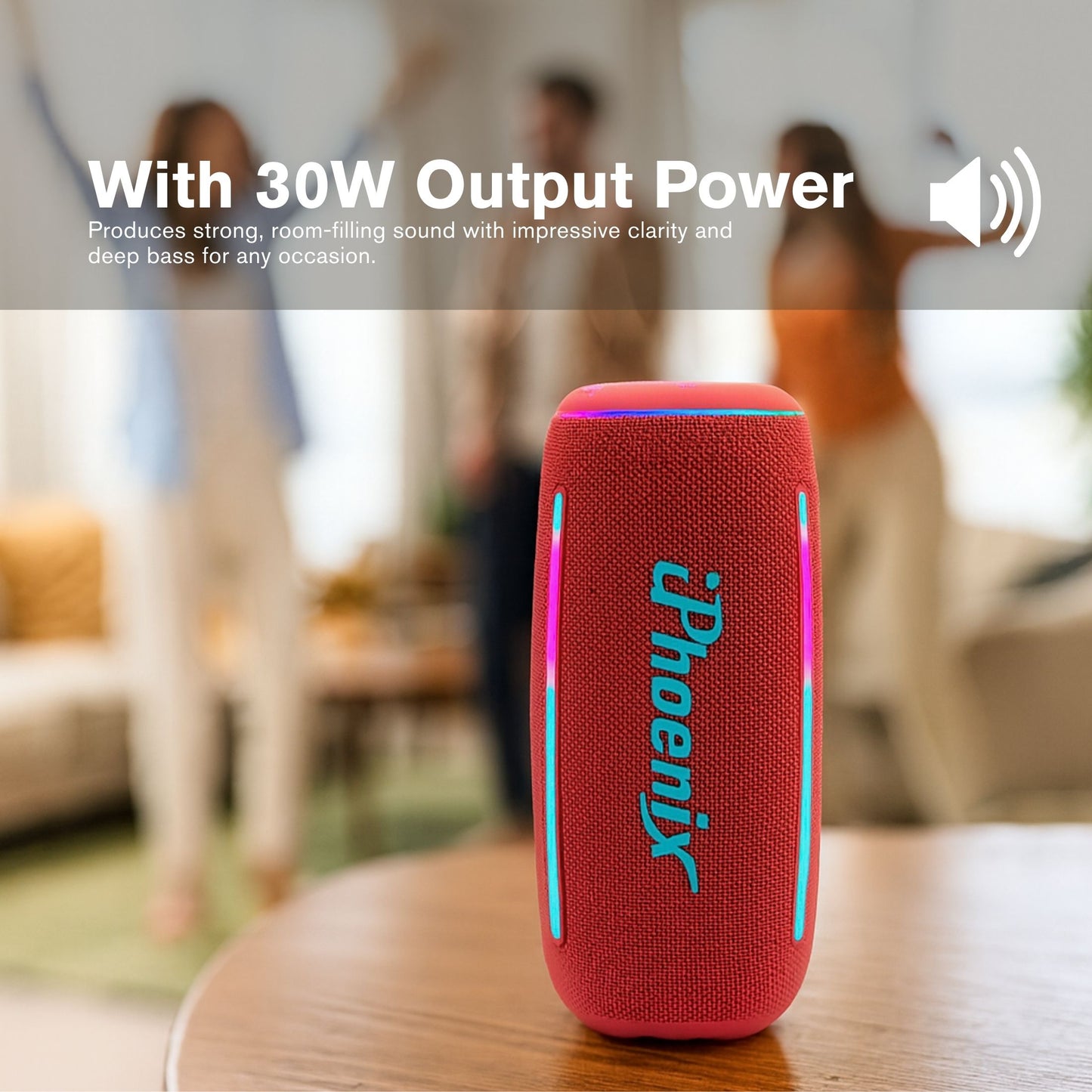 POWERFUL PORTABLE SPEAKER IP-860 TWS COMPATIBLE