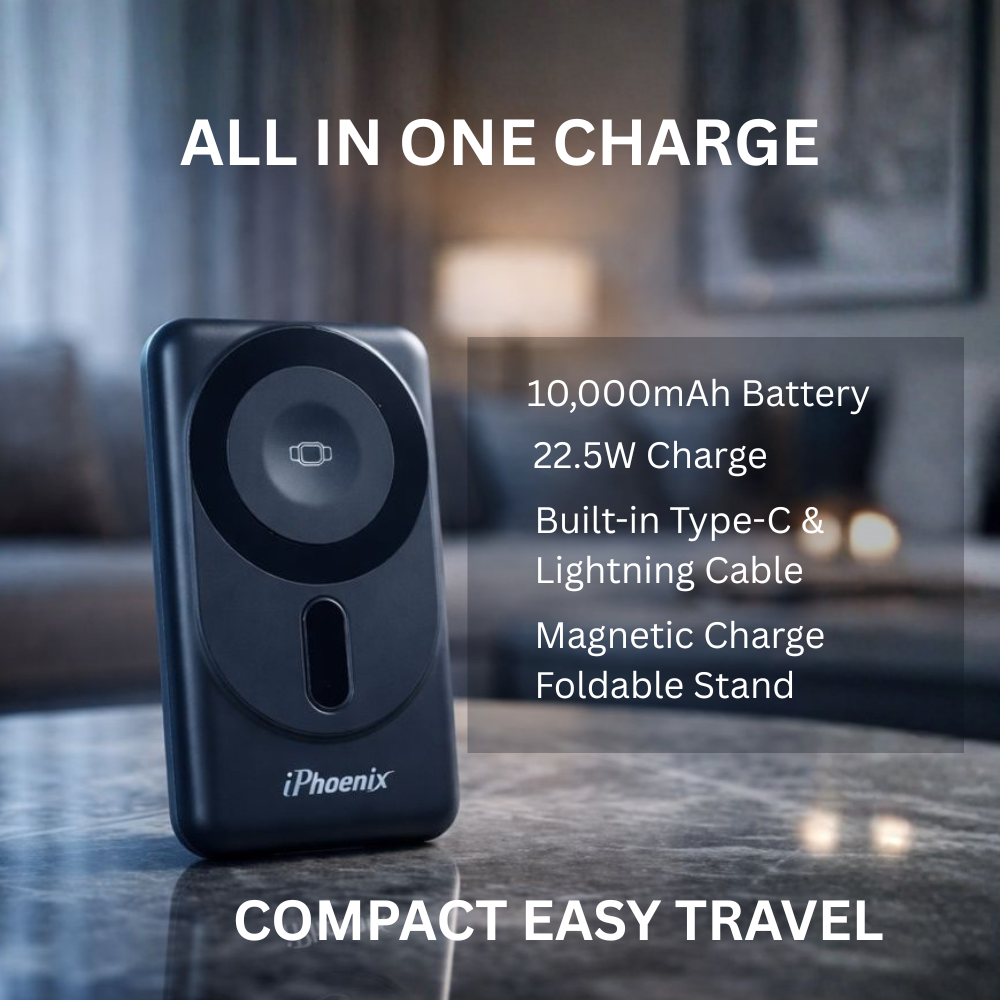 IP-100 22.5W Wireless Charging Portable Power Bank