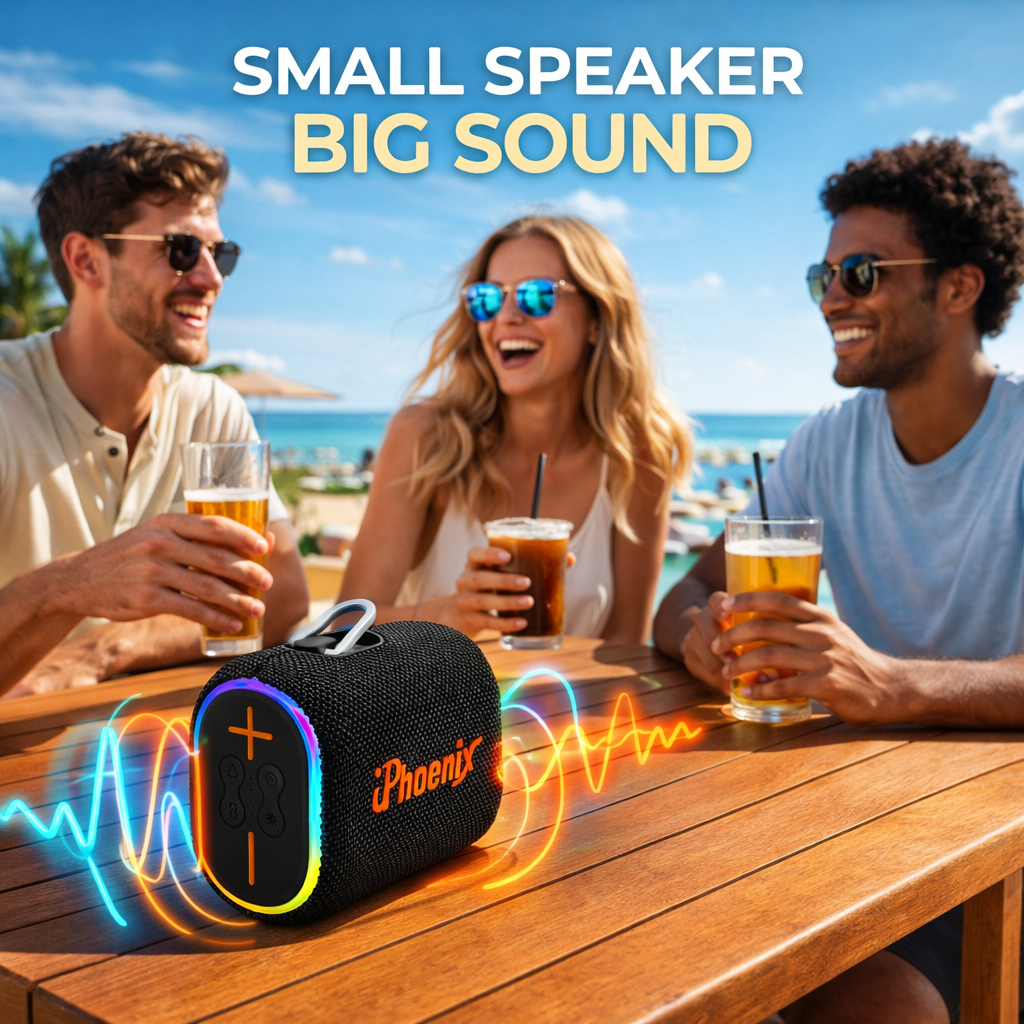 IP-330 Party Bass Speaker and Portable Power Bank