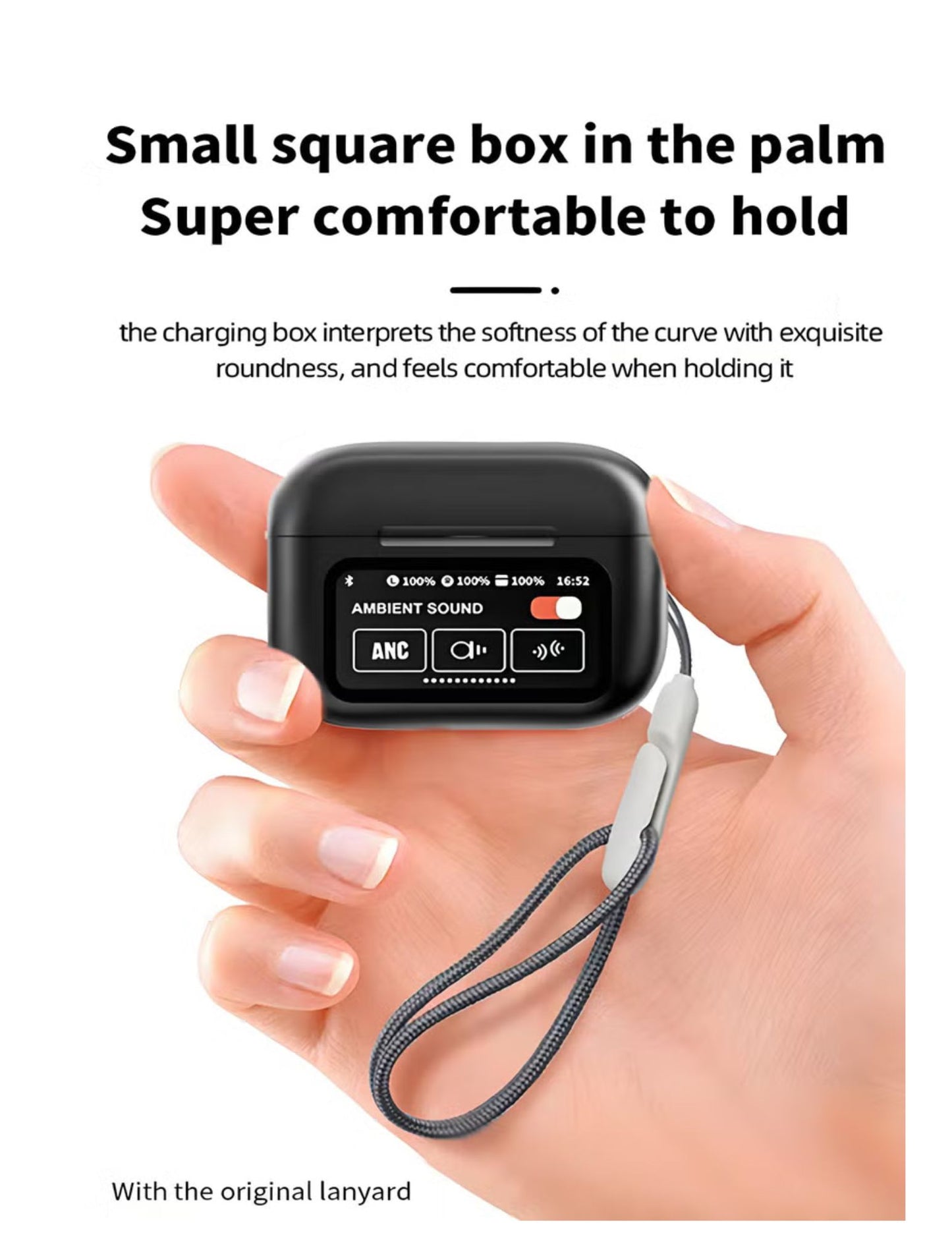 A9-PRO Touch Screen Wireless Earphone with Charging Case