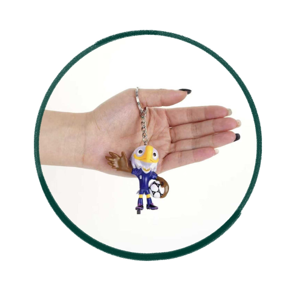 FIFA-KEYCHAIN Set of 3 FIFA Official Licensed Mascott 2026 Figurine Keychains