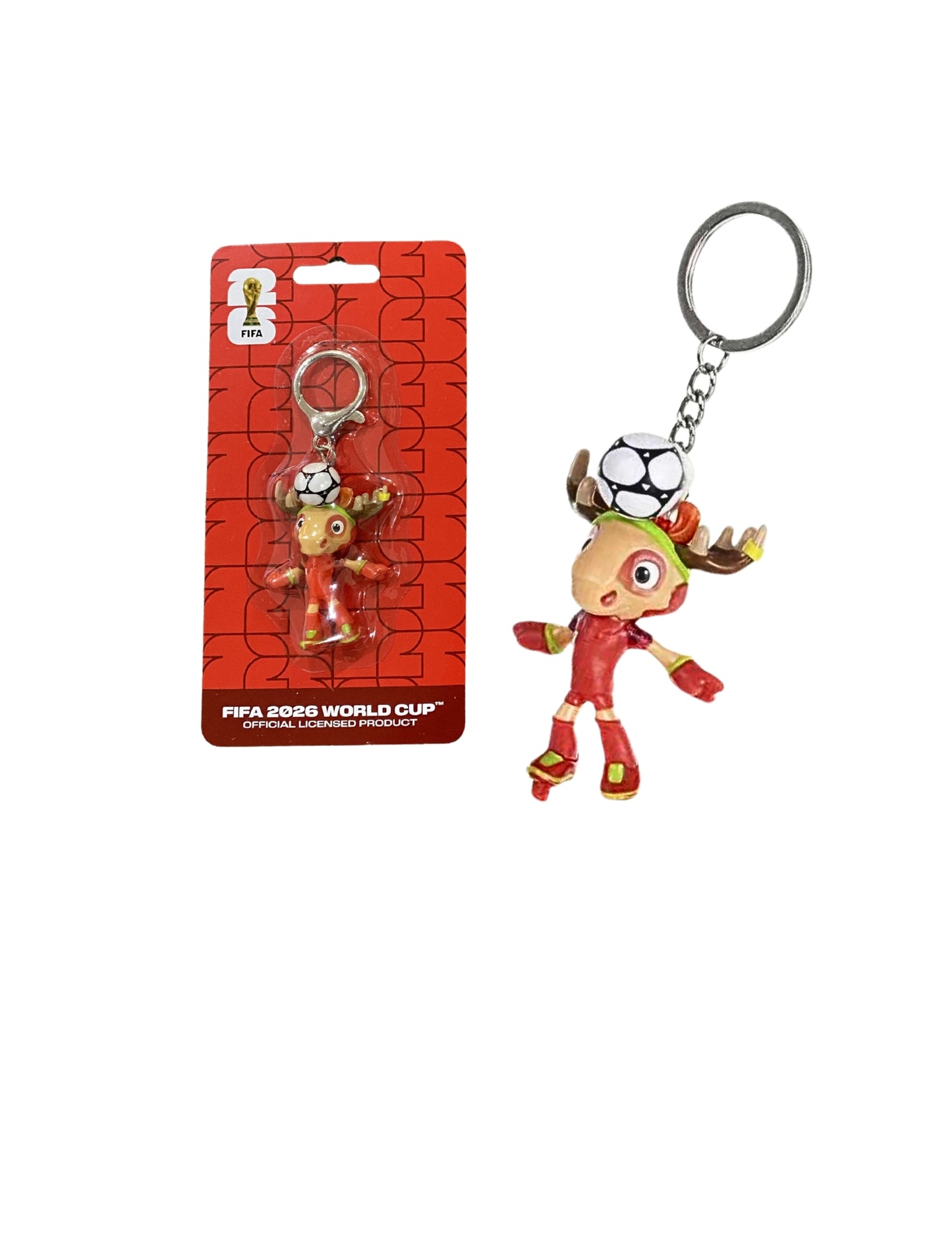 FIFA-KEYCHAIN FIFA Official Licensed Mascot 2026 Figurine Keychains - CANADA