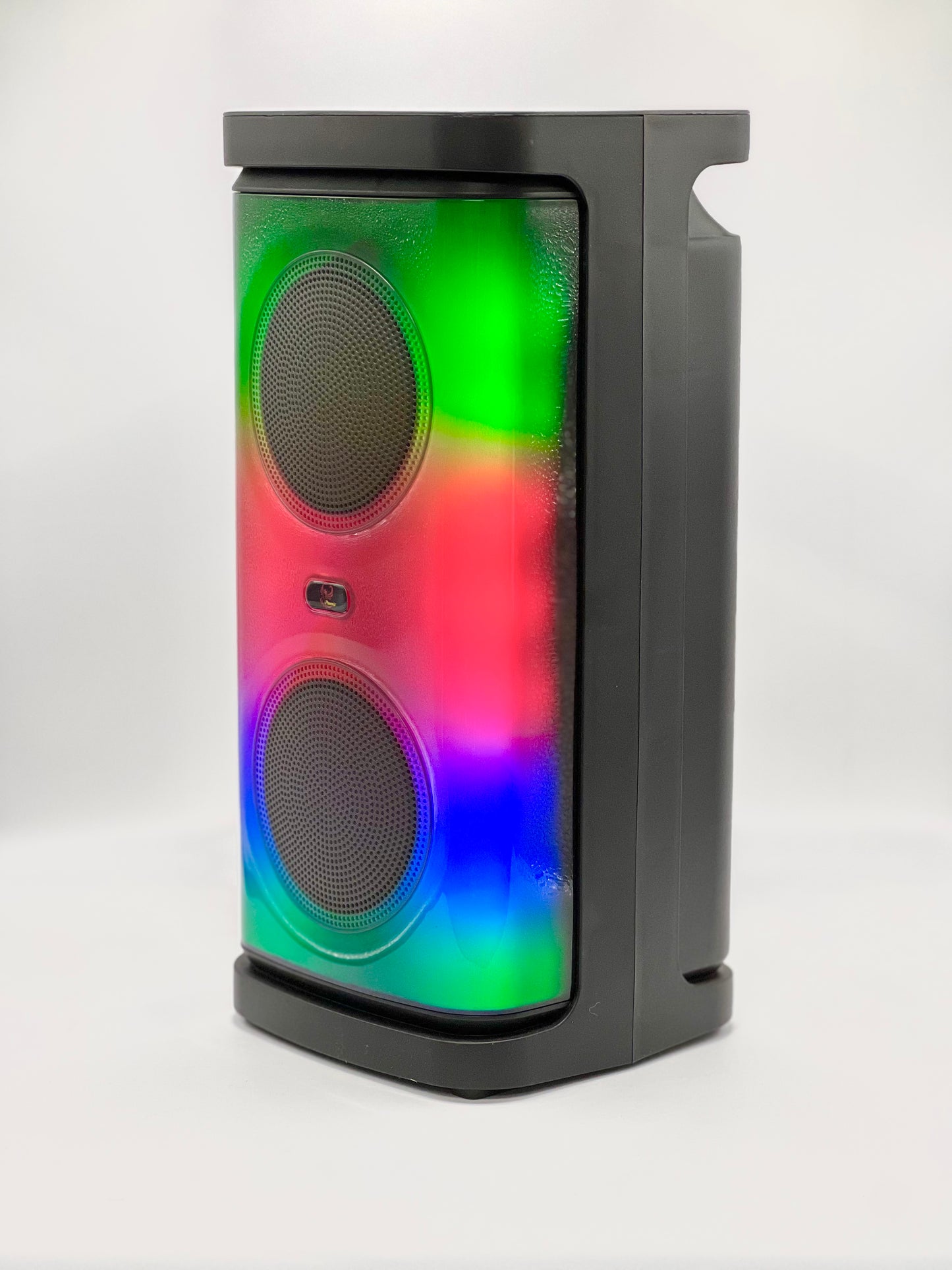 IP-4807 Dual 4" Speaker with LED Lights and Microphone