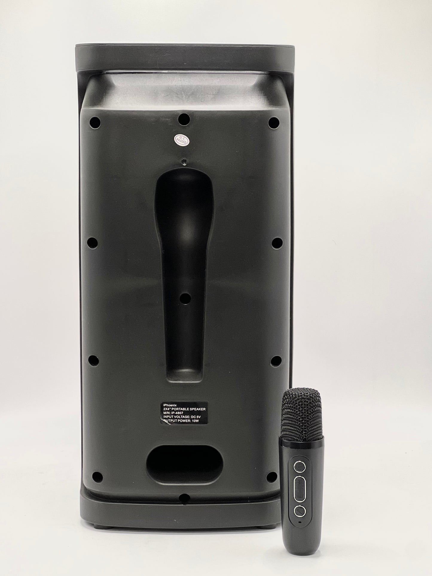 IP-4807 Dual 4" Speaker with LED Lights and Microphone