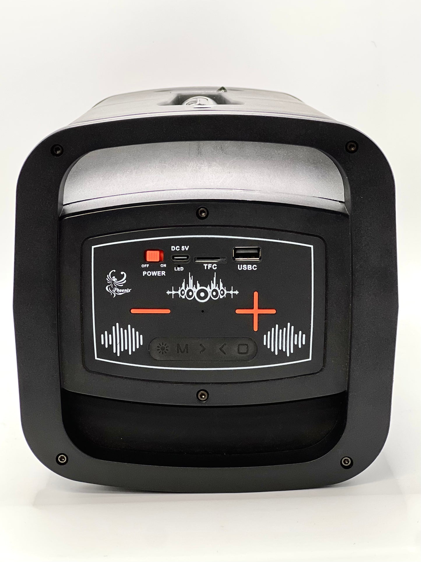 IP-4807 Dual 4" Speaker with LED Lights and Microphone