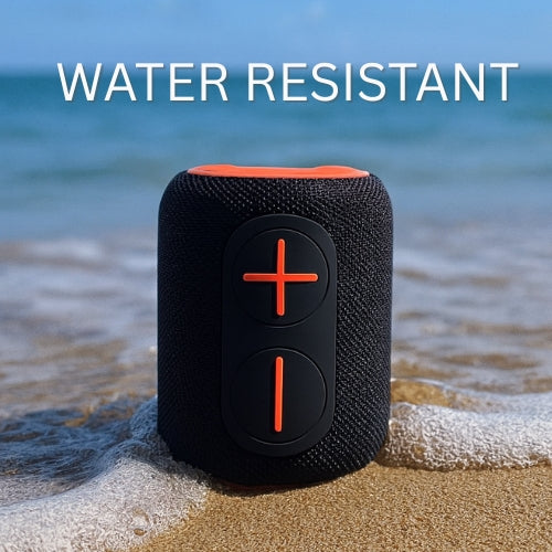 IP-160 Portable Bluetooth Wireless Speaker with RGB Lights 10W - Black & Orange