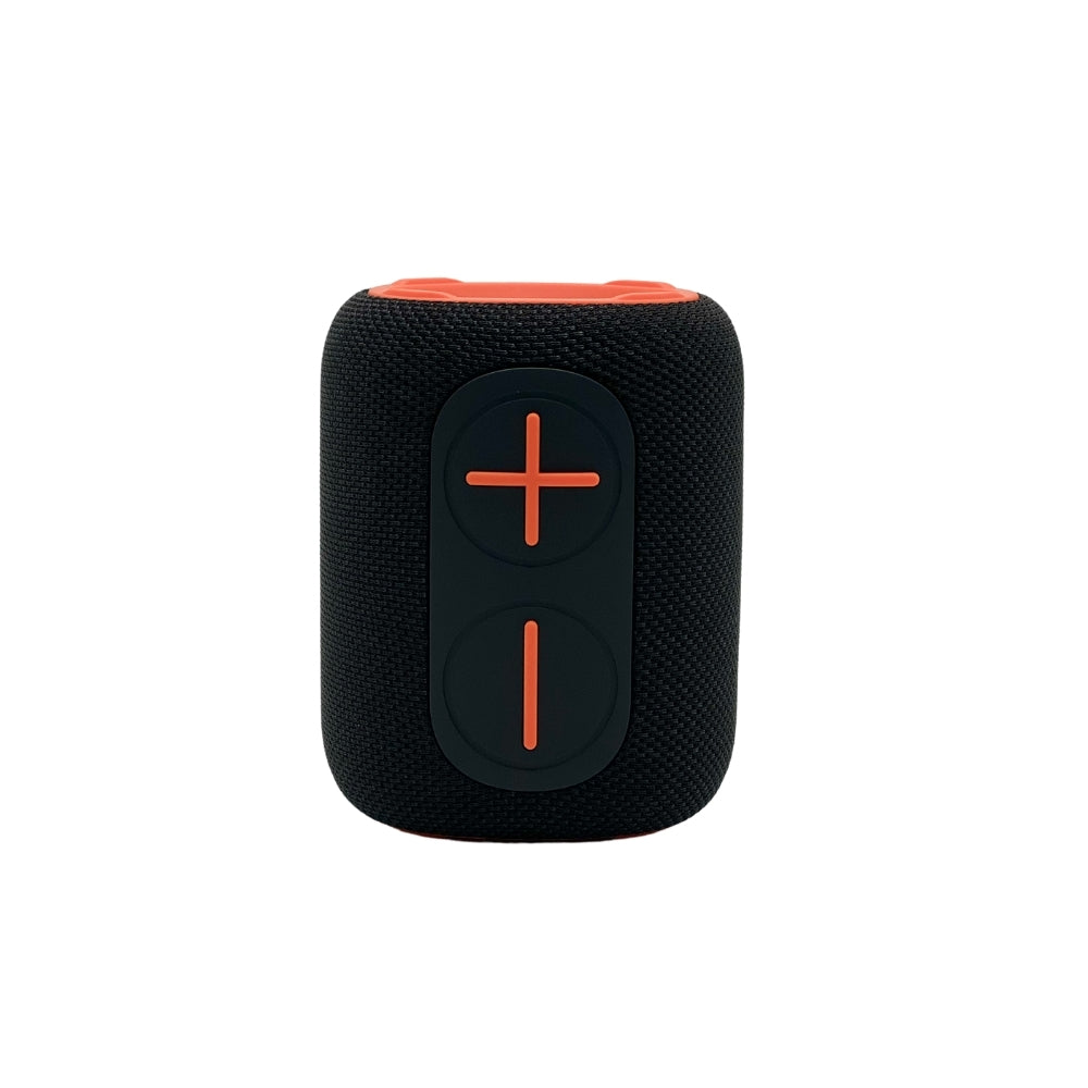 IP-160 Portable Bluetooth Wireless Speaker with RGB Lights 10W - Black & Orange