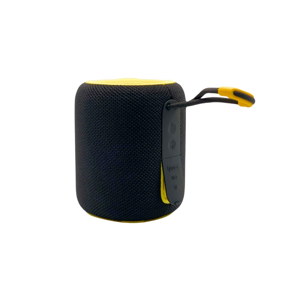 IP-160 Portable Bluetooth Wireless Speaker with RGB Lights 10W - Black & Yellow