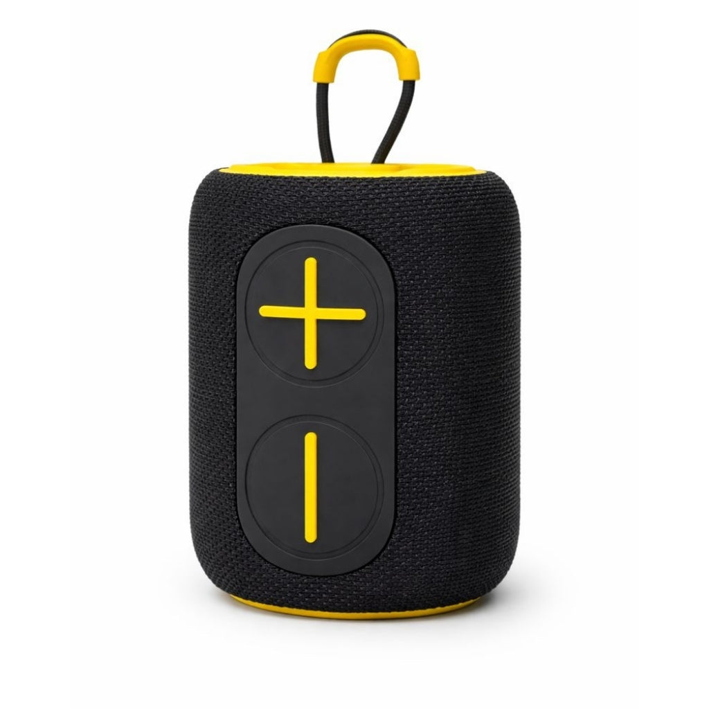 IP-160 Portable Bluetooth Wireless Speaker with RGB Lights 10W - Black & Yellow