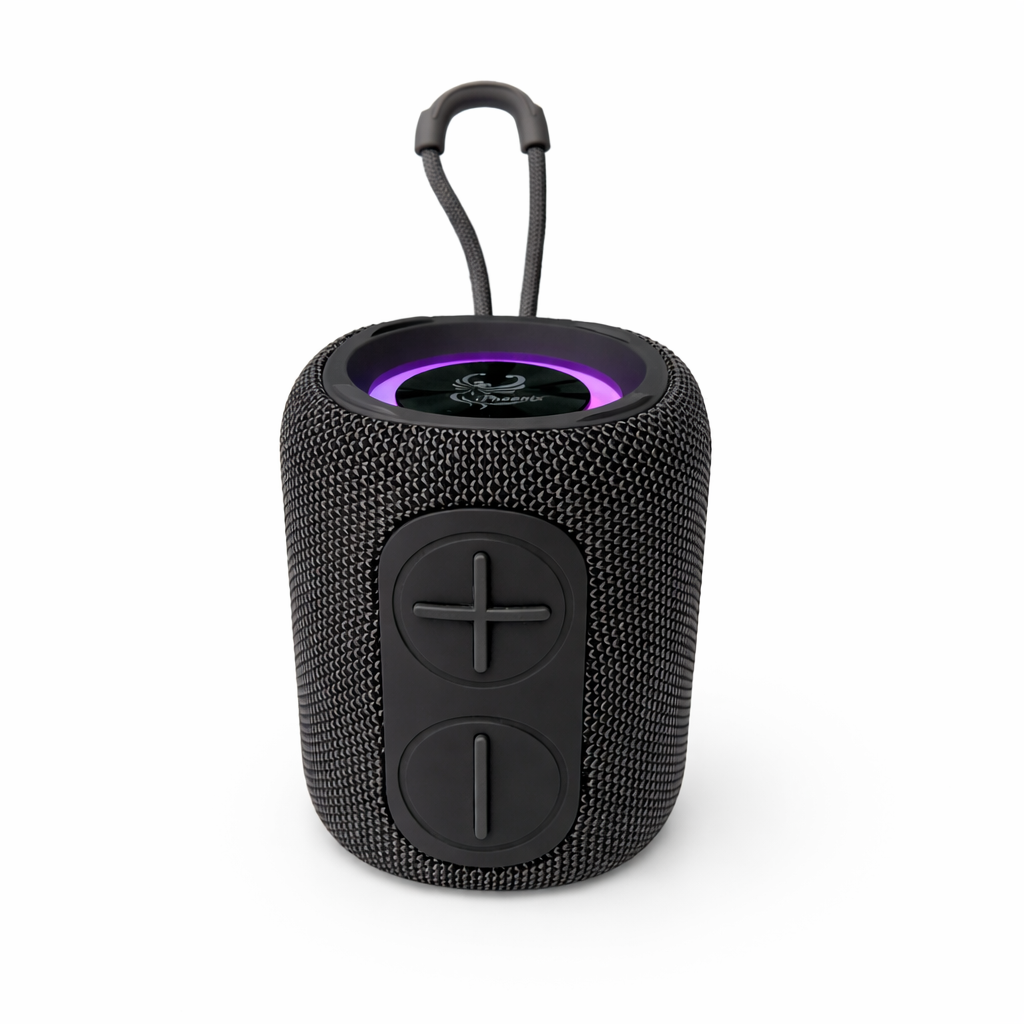IP-160 Portable Bluetooth Wireless Speaker with RGB Lights 10W - Gray