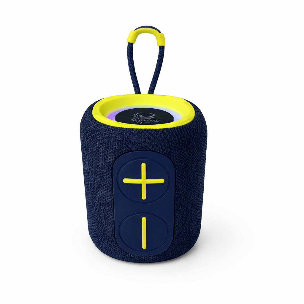 IP-160 Portable Bluetooth Wireless Speaker with RGB Lights 10W - Blue & Green
