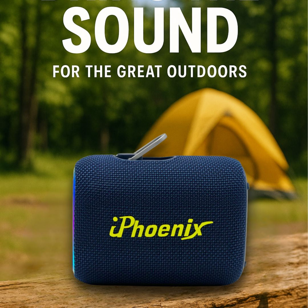 IP-330 2in1 Power Bank & BT Party Bass Speaker 10W 25 Hours Playtime - Blue