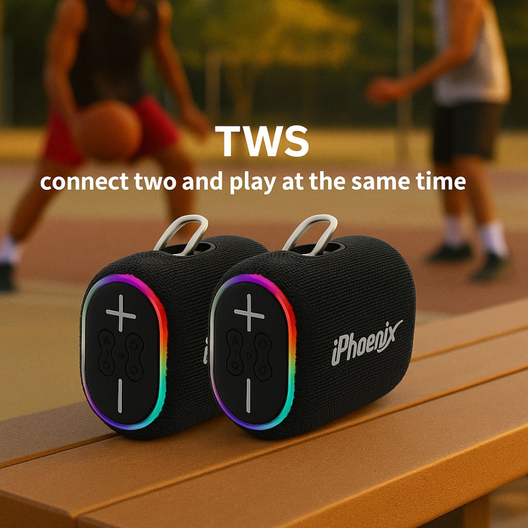 IP-330 2in1 Power Bank & BT Party Bass Speaker 10W 25 Hours Playtime - Gray