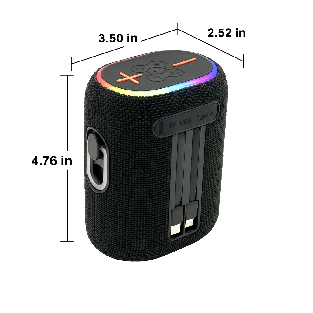 IP-330 Party Bass Speaker and Portable Power Bank