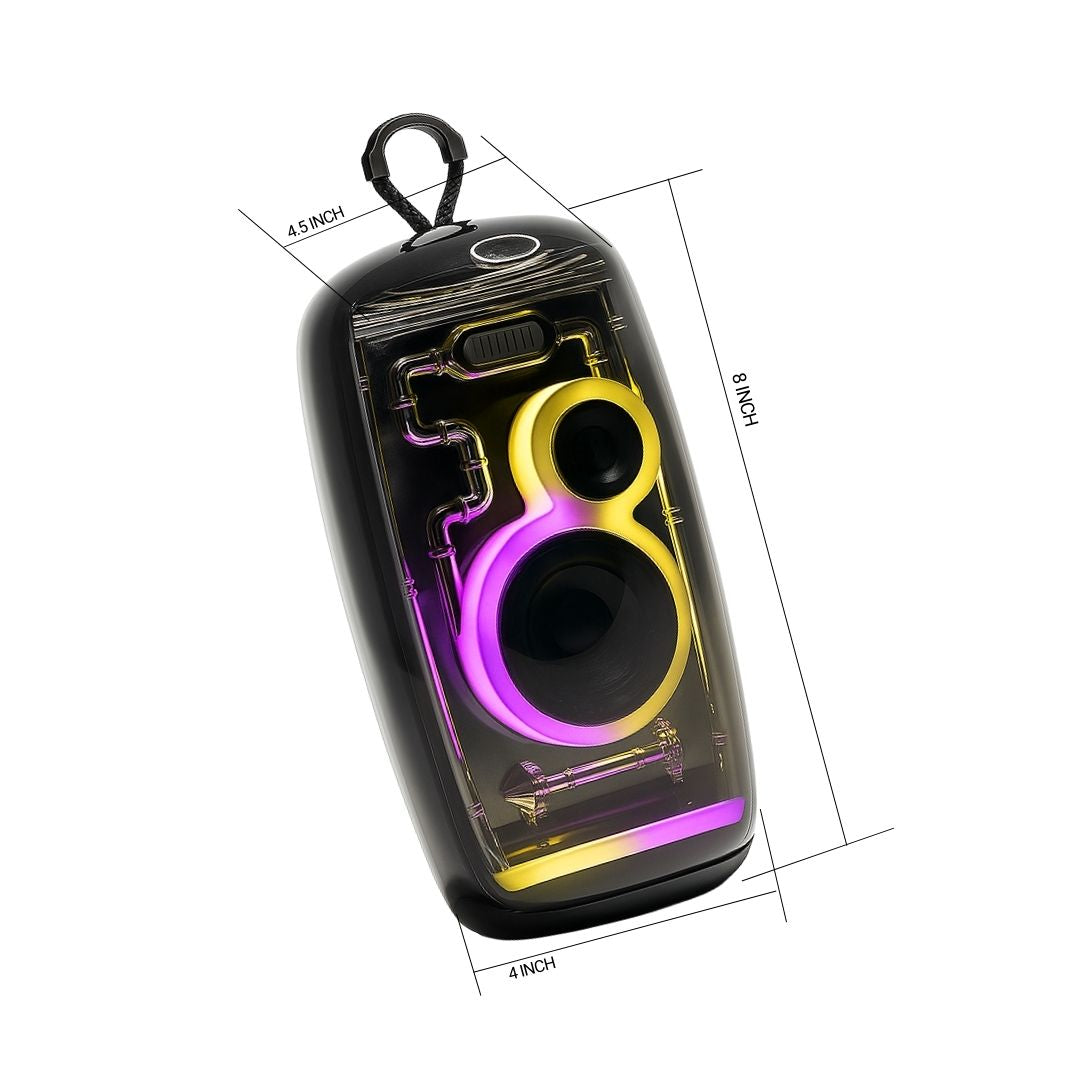 IP 360 Bluetooth RGB Light FM TWS Pairing Water Resistant 2400 mAh - B IPHOENIX TECH IP 360 Bluetooth RGB Light FM TWS Pairing Water Resistant 2400 mAh - B IPHOENIX TECH