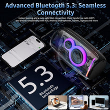 Bocina Bluetooth RGB Transparente iPhoenix IP-360