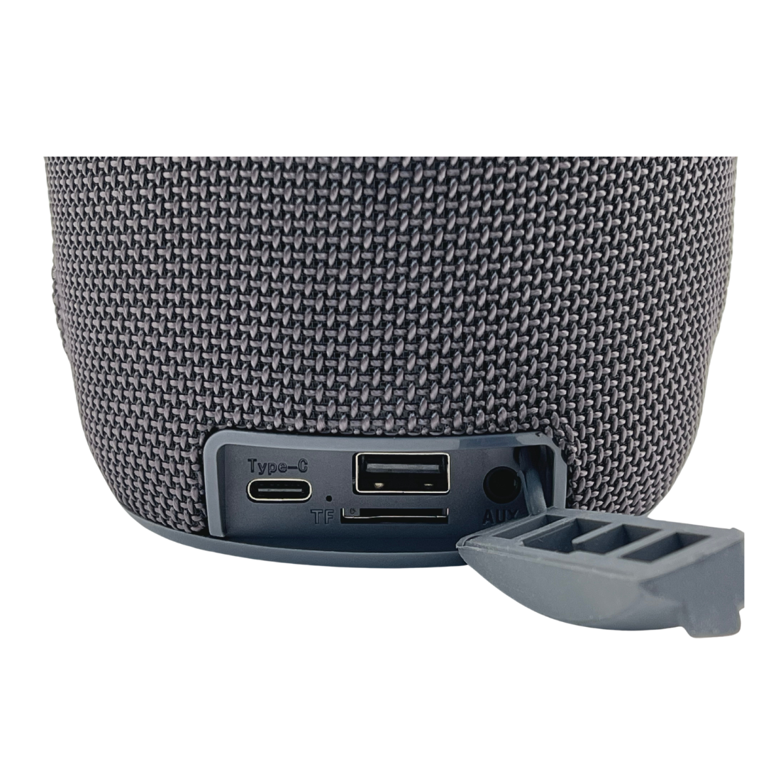 IP 360 Bluetooth RGB Light FM TWS Pairing Water Resistant 2400 mAh - Gray
