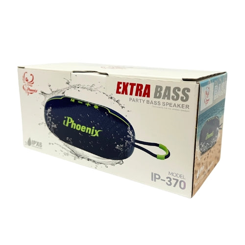 IP-370 Bluetooth RGB Lights 2000 mAh Battery FM USB TWS Speaker 6 Hours Playtime - Blue