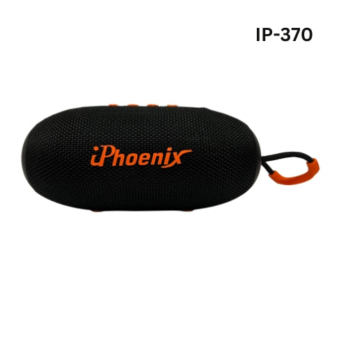IP-370 Bluetooth RGB Lights 2000 mAh Battery FM USB TWS Speaker 6 Hours Playtime - Black