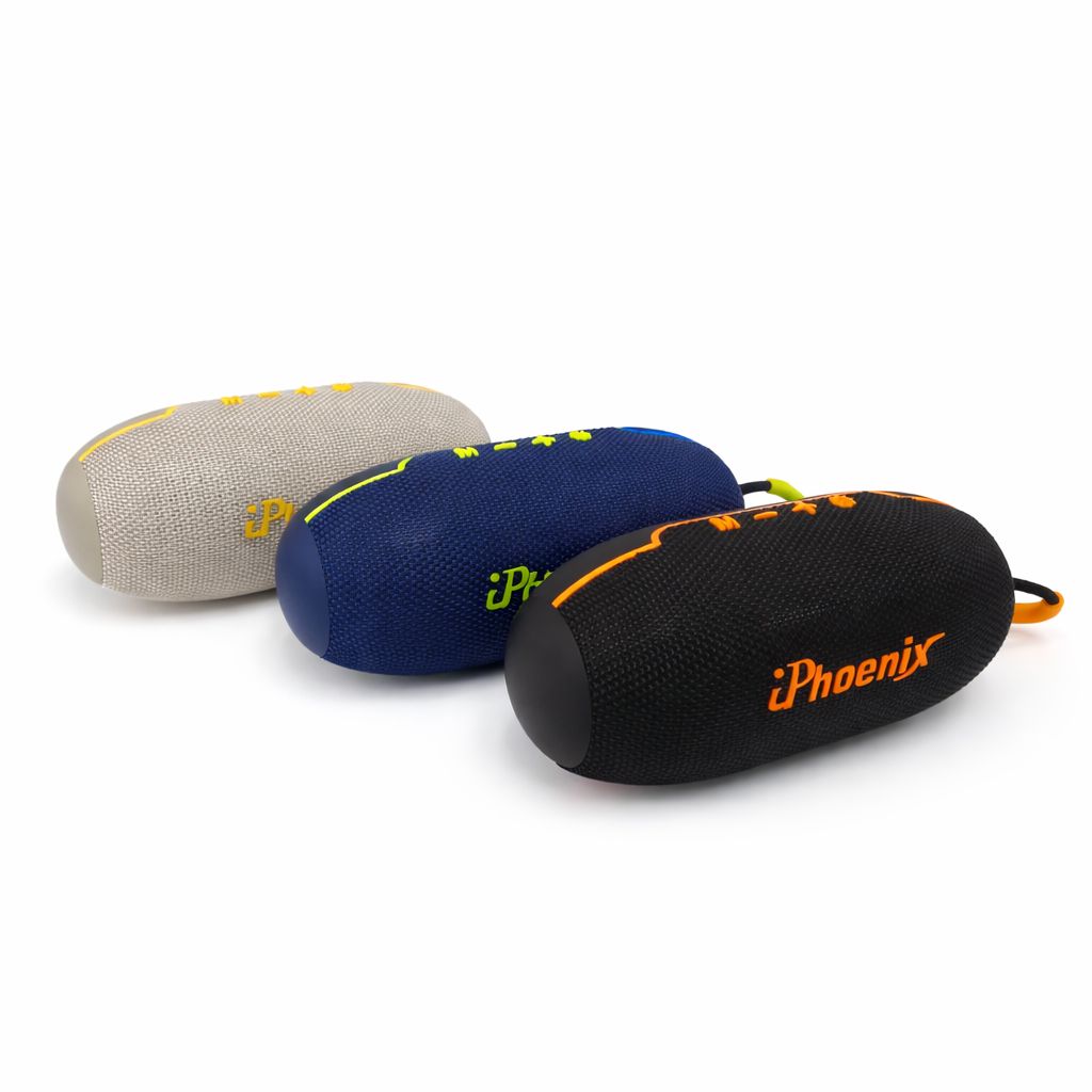 IP-370 Bluetooth RGB Lights 2000 mAh Battery FM USB TWS Speaker 6 Hours Playtime - Blue