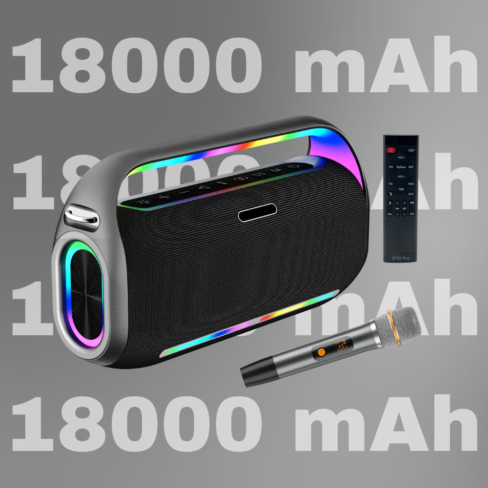 IP-3 Pro 13 Hrs 150W Output Wireless Karaoke UHF Microphone Speaker