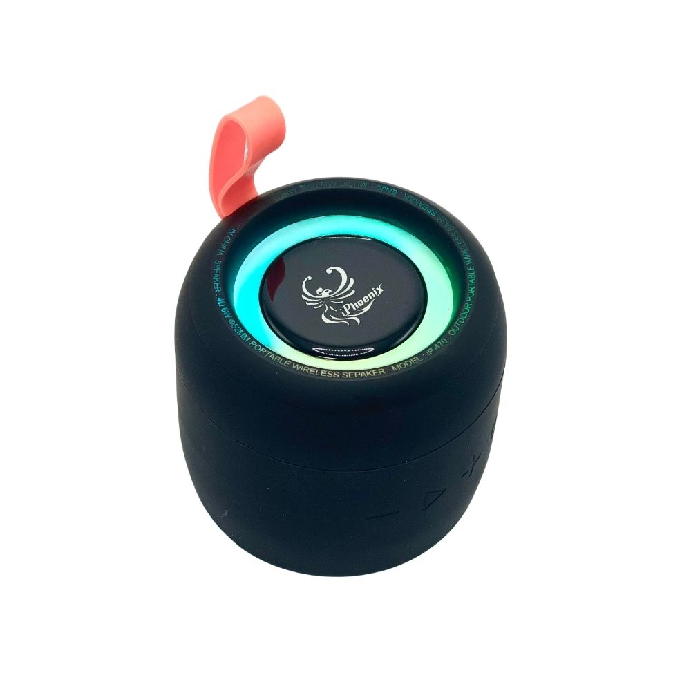 IP-470 Party Bass Speaker with 7W Rated Power - Black
