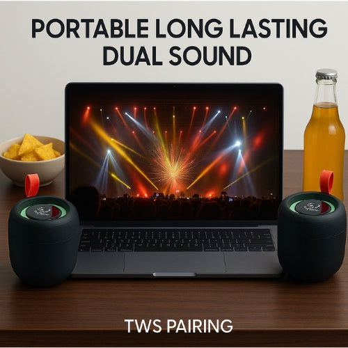 IP-470 Party Bass Speaker with 7W Rated Power - Green