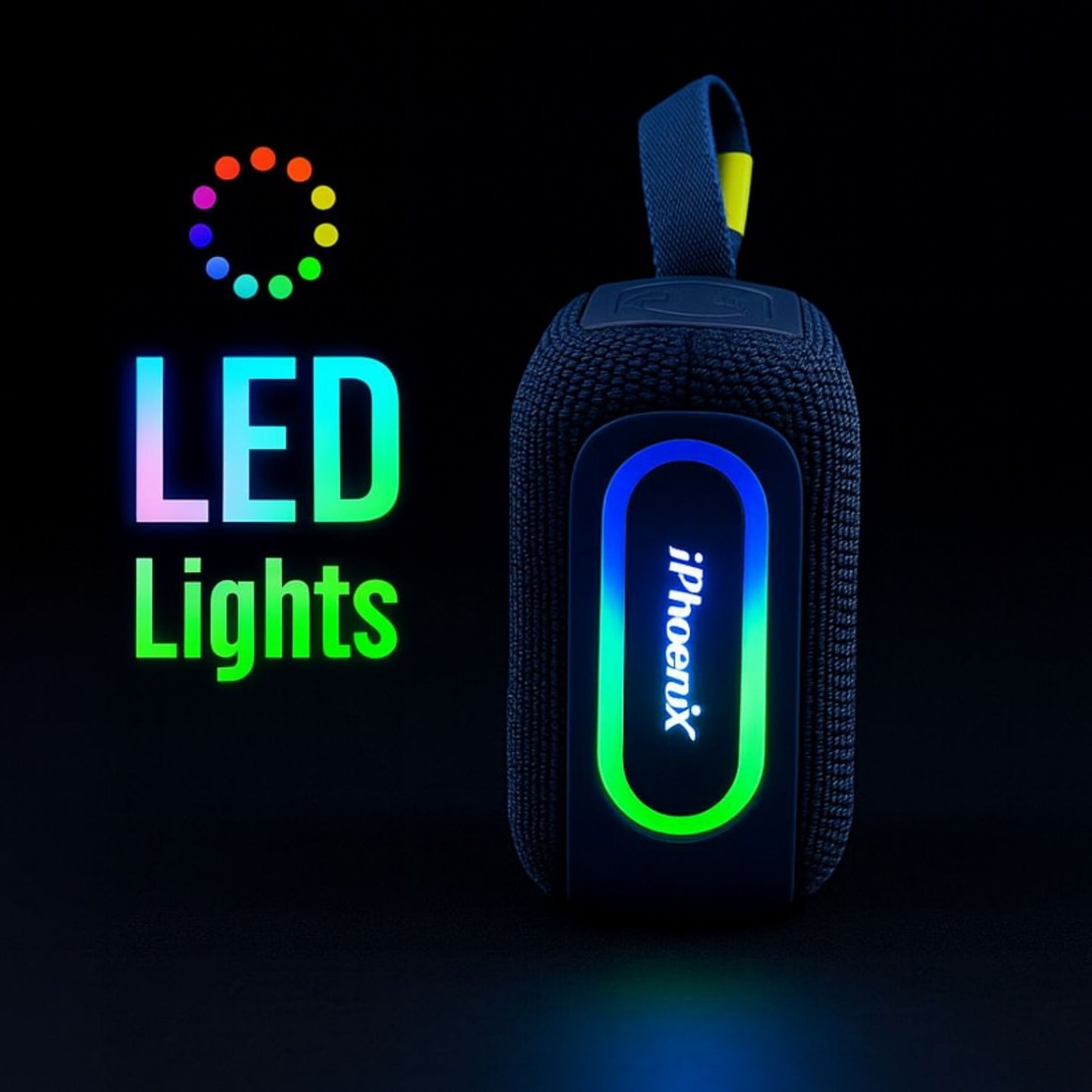 IP-570 2 IN 1 POWER BANK & MINI SPEAKER WITH 25HR BATTERY - Blue