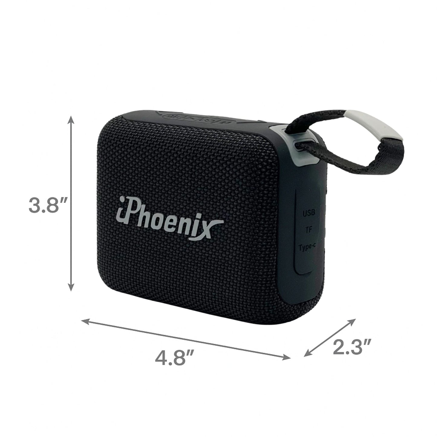 IP-570 2 IN 1 POWER BANK & MINI SPEAKER WITH 25HR BATTERY - Gray
