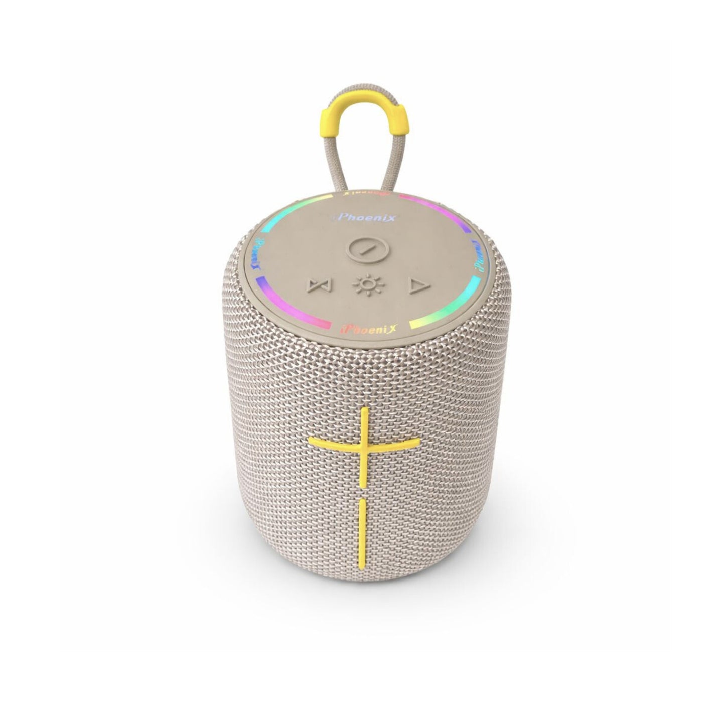 IP-590 Portable Mini BT Speaker RGB LED Lights 10W USB SD TWS - Gray