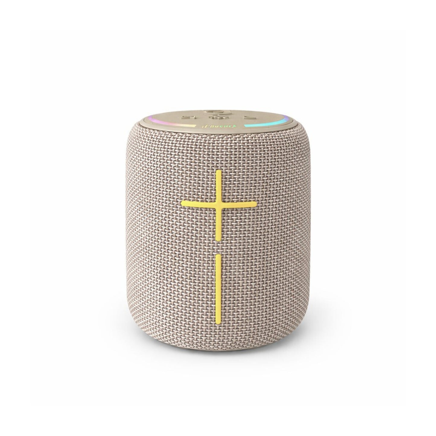 IP-590 Portable Mini BT Speaker RGB LED Lights 10W USB SD TWS - Gray