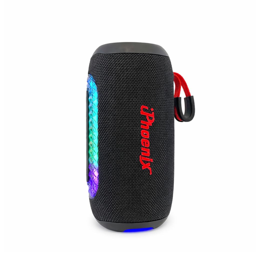 IP-692 Bluetooth Wireless Speaker 3000mAh Battery 6 Hours Playtime ABS+Rubber Material - Black
