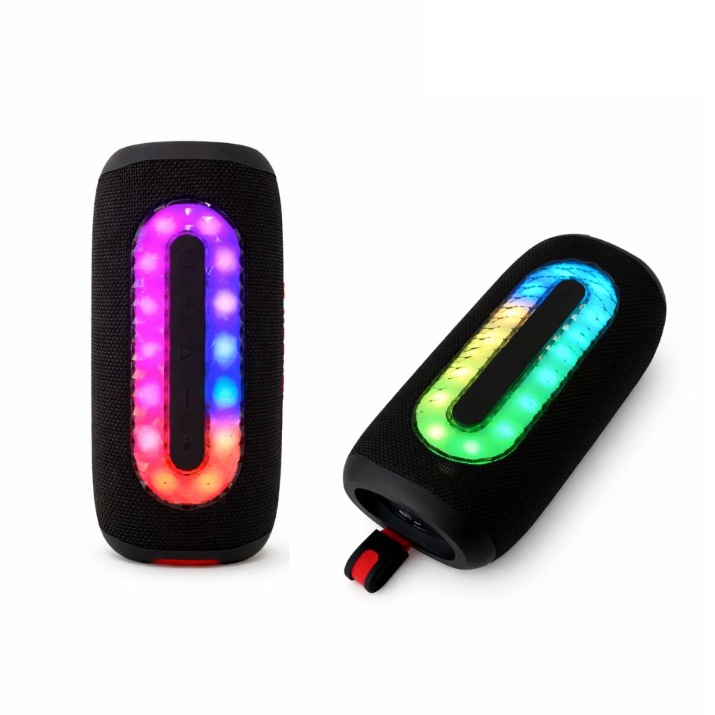 IP-692 Bluetooth Wireless Speaker 3000mAh Battery 6 Hours Playtime ABS+Rubber Material - Black