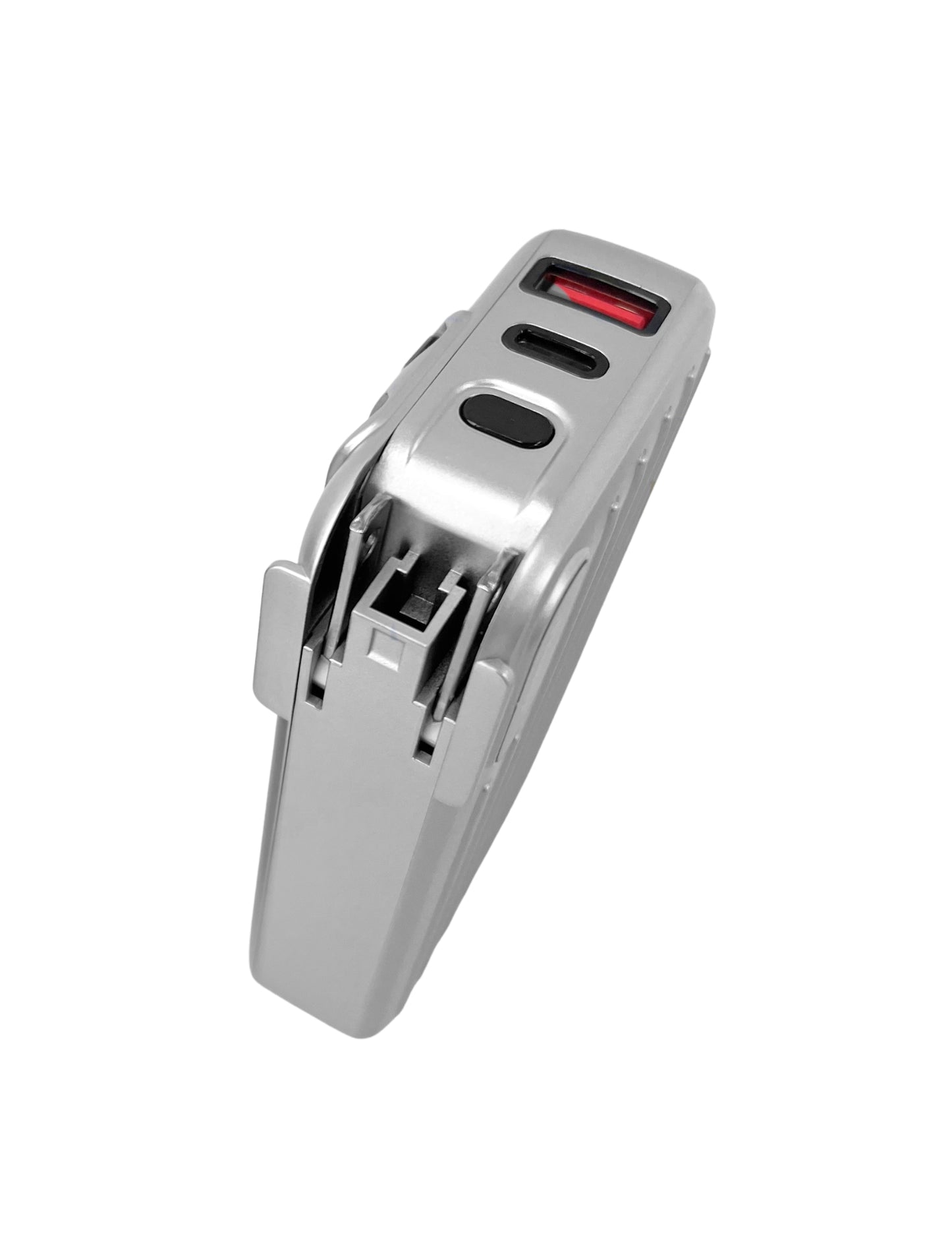 IP-70 Multi Functional Charging Power Bank with AC Adapter - Silver