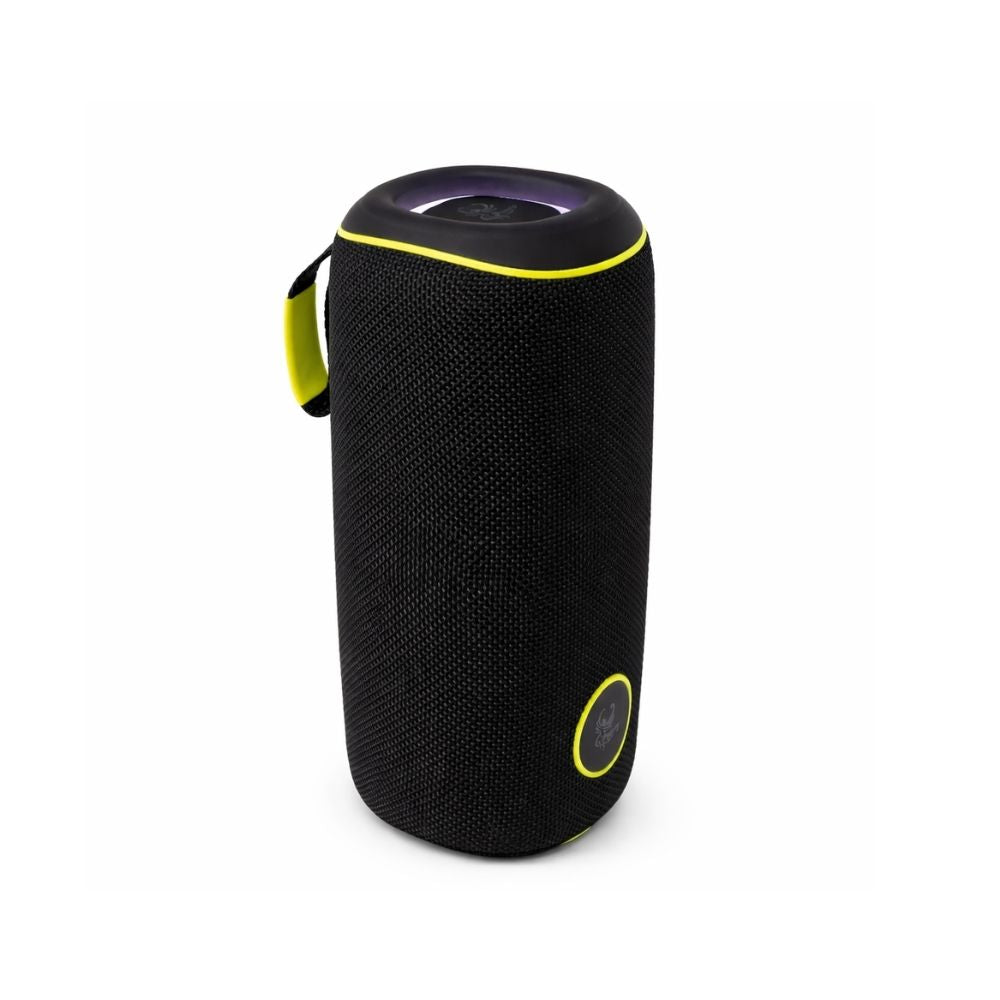 IP-730 Portable Bluetooth Rechargeable 20W LED Lights Speaker & Power Bank - Black