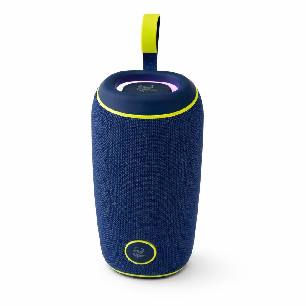 IP-730 Portable Bluetooth Rechargeable 20W LED Lights Speaker & Power Bank - Blue