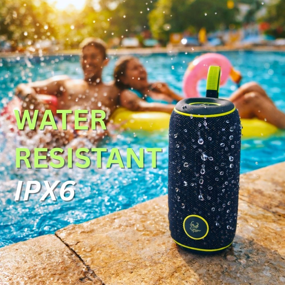IP-730 Portable Bluetooth Rechargeable 20W LED Lights Speaker & Power Bank - Blue