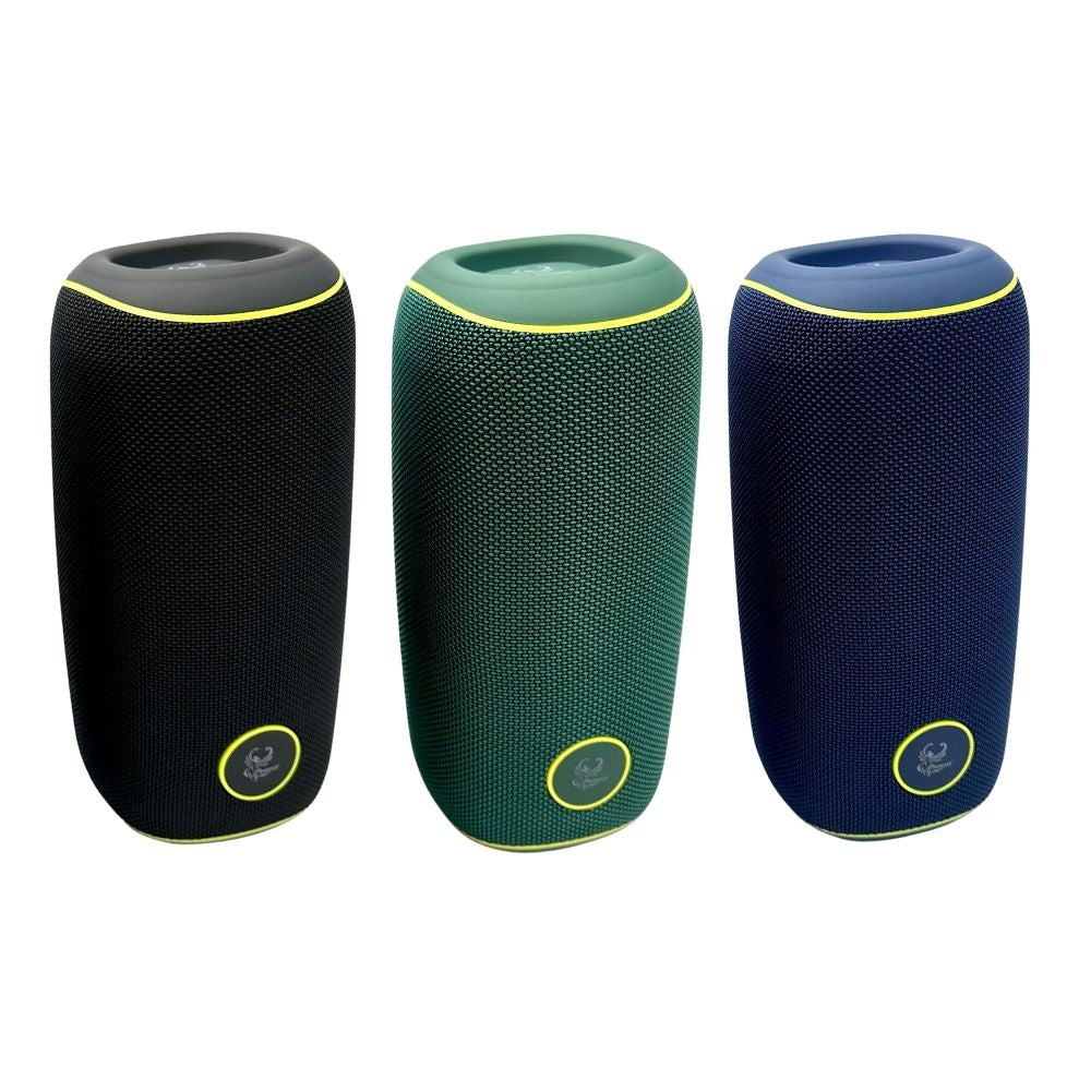 IP-730 Portable Bluetooth Rechargeable 20W LED Lights Speaker & Power Bank - Blue
