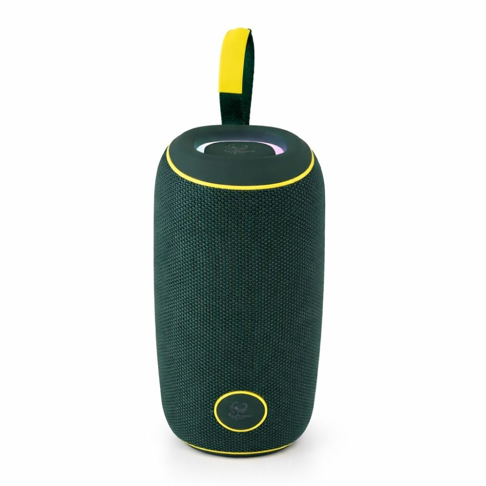 IP-730 Portable Bluetooth Rechargeable 20W LED Lights Speaker & Power Bank - Green