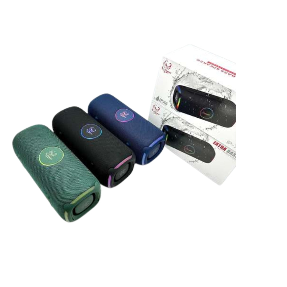 IP-740 2in1 Power Bank & Speaker BT LED Lights 4000 mAh Batter Water Resistant - Black