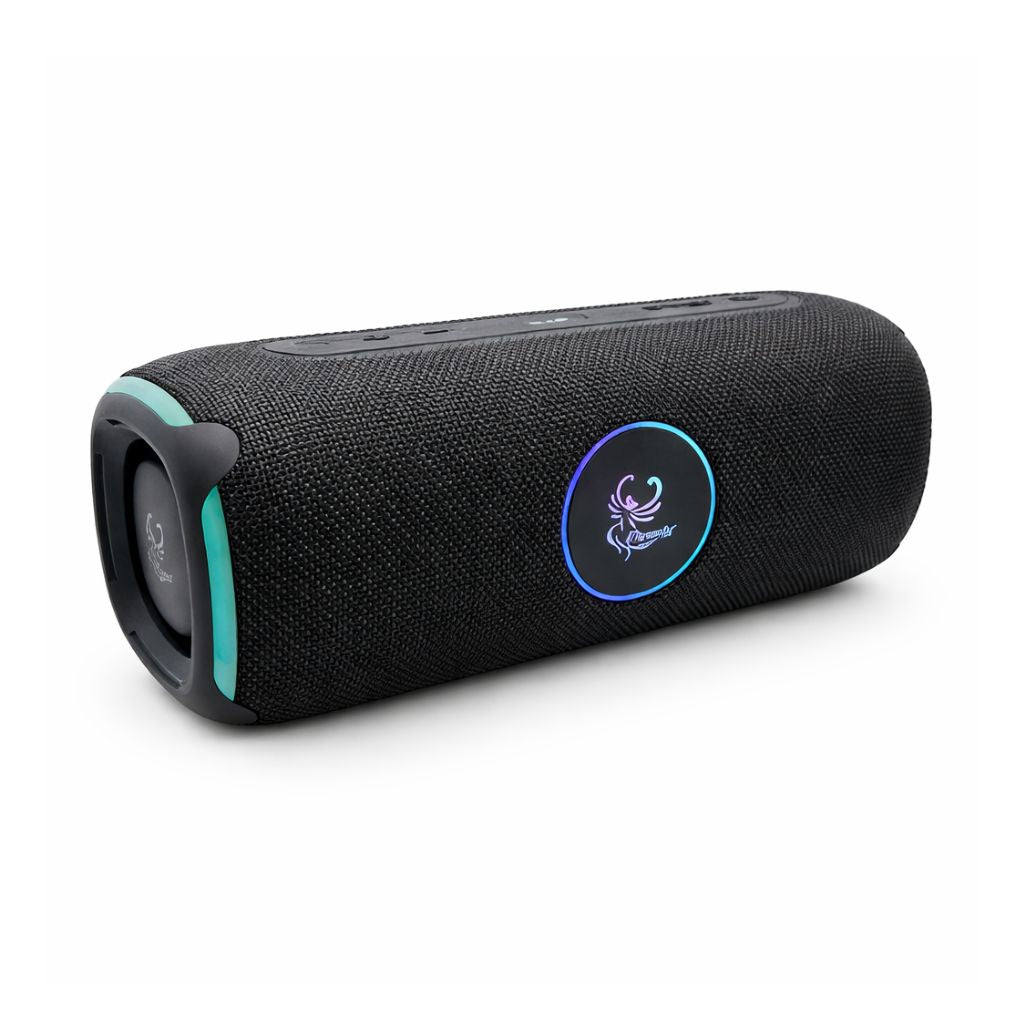 IP-740 2in1 Power Bank & Speaker BT LED Lights 4000 mAh Batter Water Resistant - Black