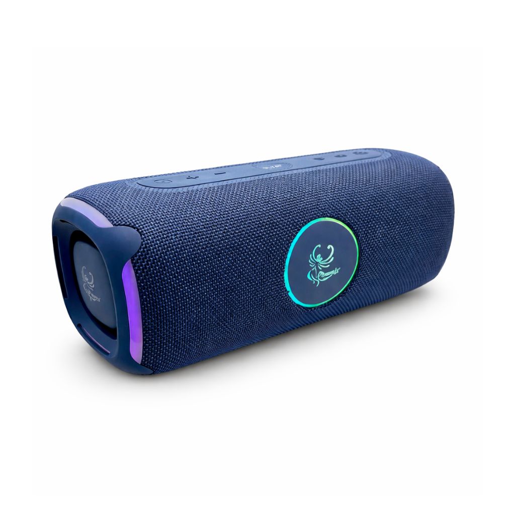 IP-740 2in1 Power Bank & Speaker BT LED Lights 4000 mAh Batter Water Resistant - Blue