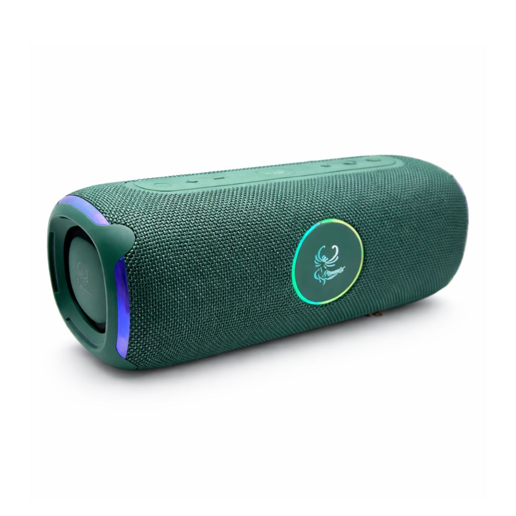 IP-740 2in1 Power Bank & Speaker BT LED Lights 4000 mAh Batter Water Resistant - Green