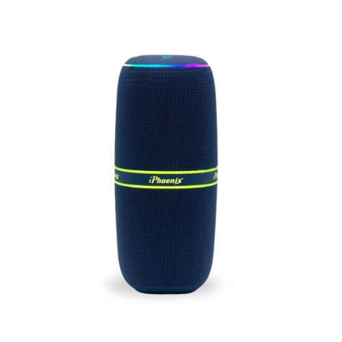 IP-760 Portable Indoor Outdoor Bluetooth Wireless Speaker TWS LED Lights Water Resistant - Blue