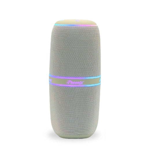 IP-760 Portable Indoor Outdoor Bluetooth Wireless Speaker TWS LED Lights Water Resistant - Gray