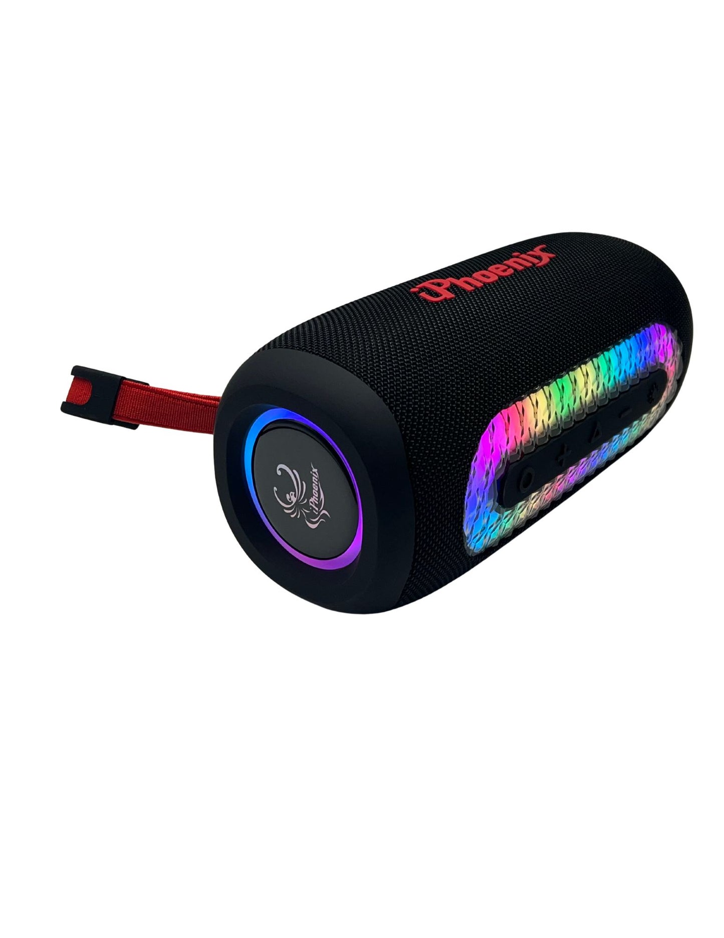 IP-792 Portable BT Wireless Speaker 8 Hours Playtime 6000mAh Battery LED Lights - Black