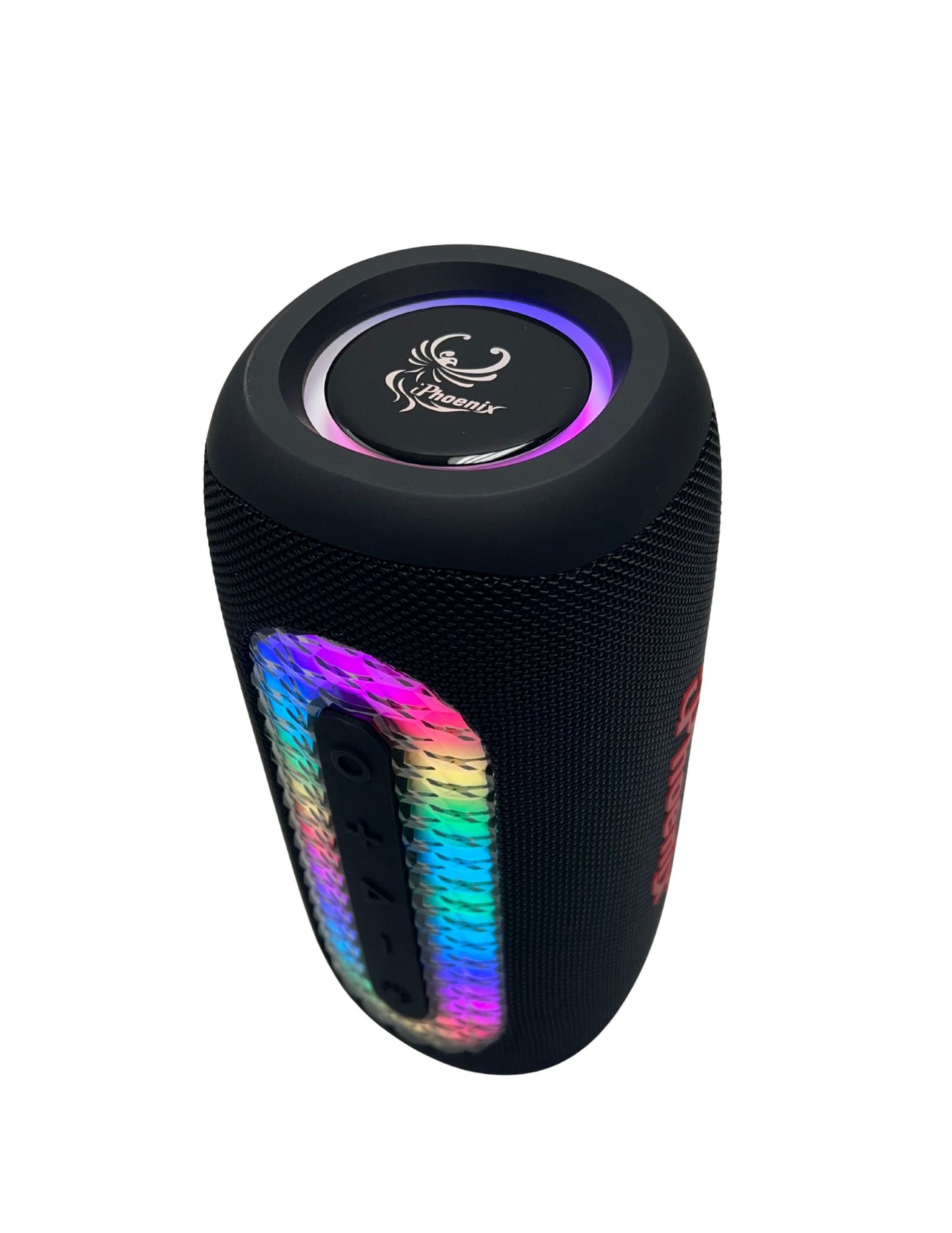IP-792 Portable BT Wireless Speaker 8 Hours Playtime 6000mAh Battery LED Lights - Black